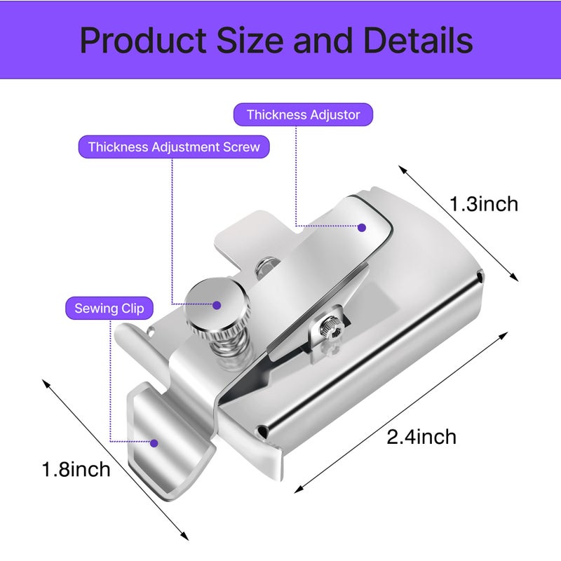 WENICE Magnetic Seam Guide for Sewing Machine,Guide Foot Part,WENICE Sewing Machine Accessories 1Pcs - Image 2
