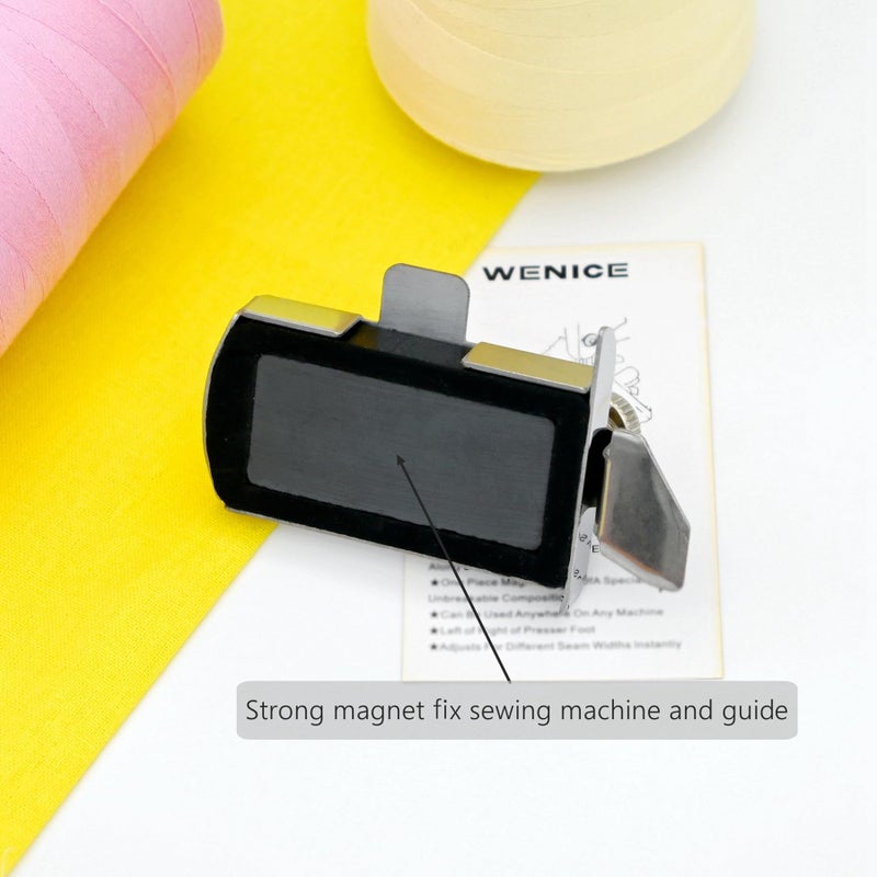 WENICE Magnetic Seam Guide for Sewing Machine,Guide Foot Part,WENICE Sewing Machine Accessories 1Pcs - Image 5