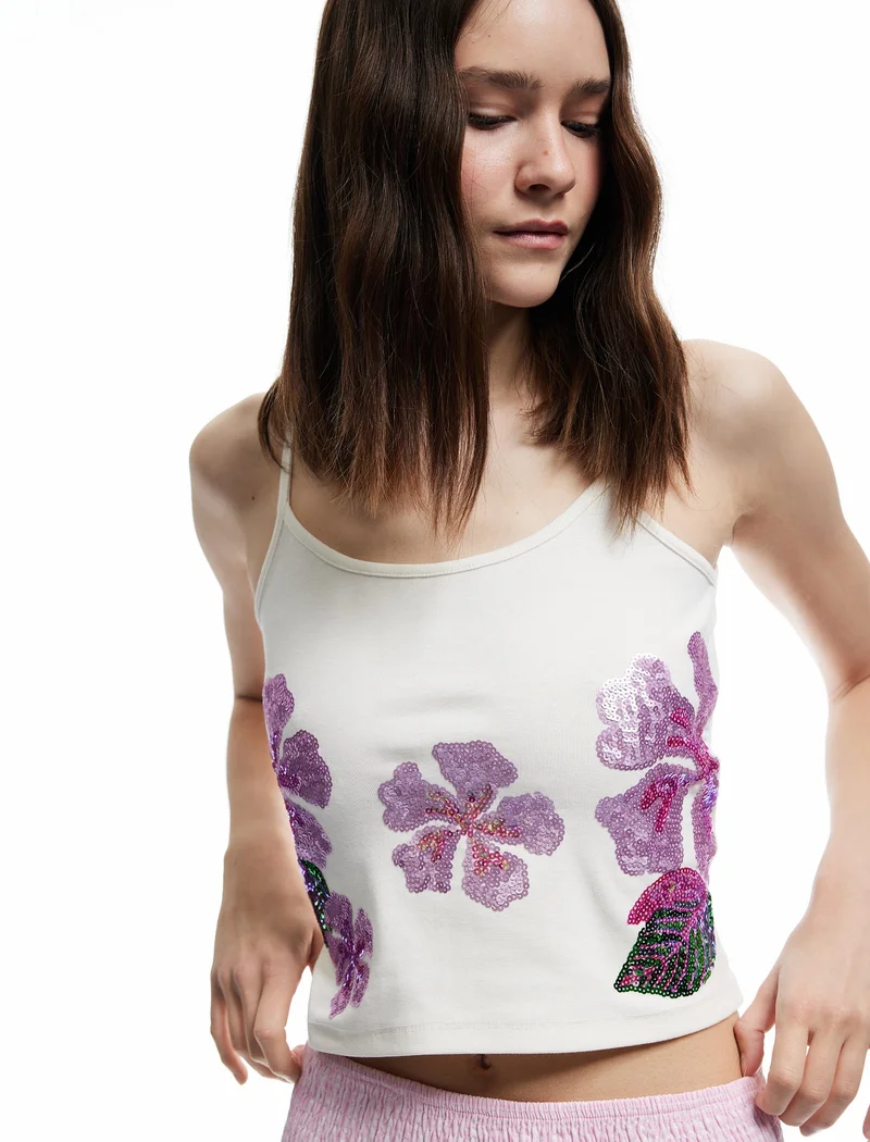 كوتون Crop Blouse