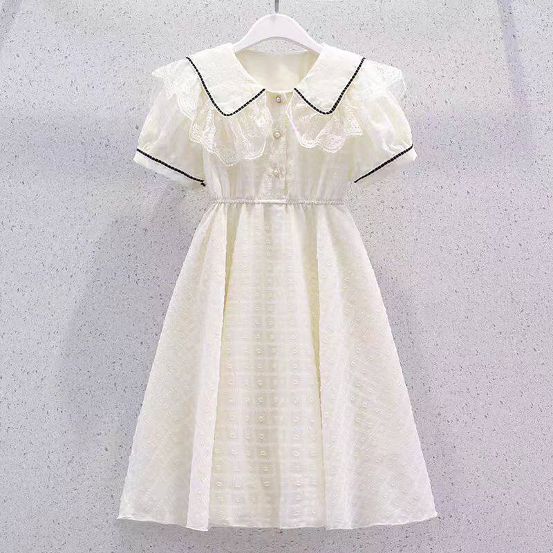Girls' Summer Lace Princess Baby Doll Dress - Image 3