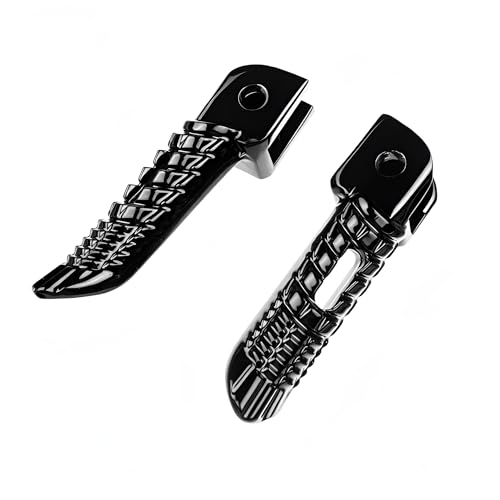 TCMI Motorcycle Black Front Foot pegs Footrests Bracket Set For Suzuki GSXR600 GSXR 750 2001-2018 and Suzuki GSXR1000 2001-2017 - Image 4