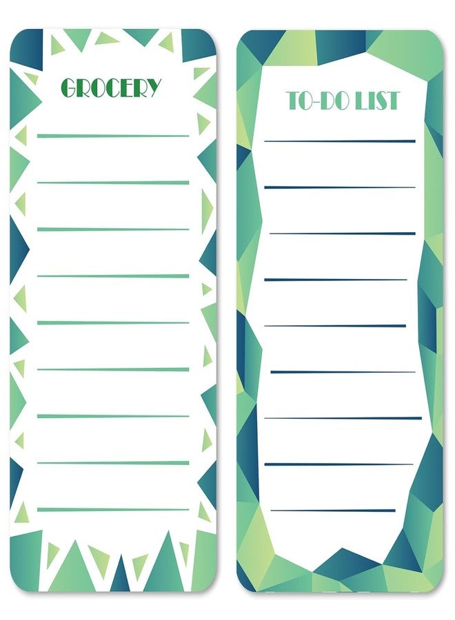 Windup Magnetic to Do List Grocery List Combo – 10X21 cm - Reusable Dry-Erase - Free Magnetic Marker Pen -Set F - Image 3