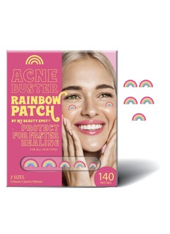 My Beauty Spot Pimple Patches Cute Acne Patches for Face (140 Patches) with Hydrocolloid, Tea Tree Extra & Salicylic Acid, Colorful Fun Designs - Pimple Patches for Face Acne Spot Treatment