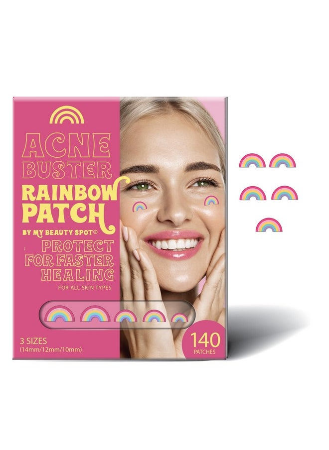 My Beauty Spot - My Beauty Spot Pimple Patches Cute Acne Patches for Face (140 Patches) with Hydrocolloid, Tea Tree Extra & Salicylic Acid, Colorful Fun Designs - Pimple Patches for Face Acne Spot Treatment - Image 1