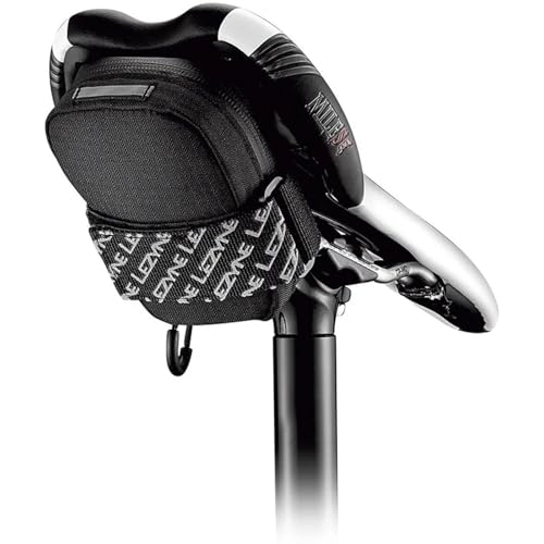 LEZYNE Road Caddy Compact Bike Saddle Bag - Lightweight Durable Nylon Cycling Under Seat Pouch with Velcro Attachment, Clamshell Opening & Reflective Accents for Road Bikes & Commuters, 0.4L Capacity - Image 2