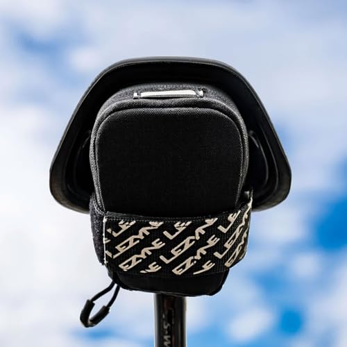 LEZYNE Road Caddy Compact Bike Saddle Bag - Lightweight Durable Nylon Cycling Under Seat Pouch with Velcro Attachment, Clamshell Opening & Reflective Accents for Road Bikes & Commuters, 0.4L Capacity - Image 5