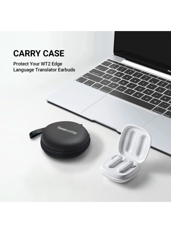 Timekettle ملحقات تايم كيتل لسماعات الترجمة WT2 Edge/W3، تشمل 1 زوج من خطافات الأذن السيليكون، 3 أزواج من وسائد الأذن، و1 حقيبة حمل - Image 5