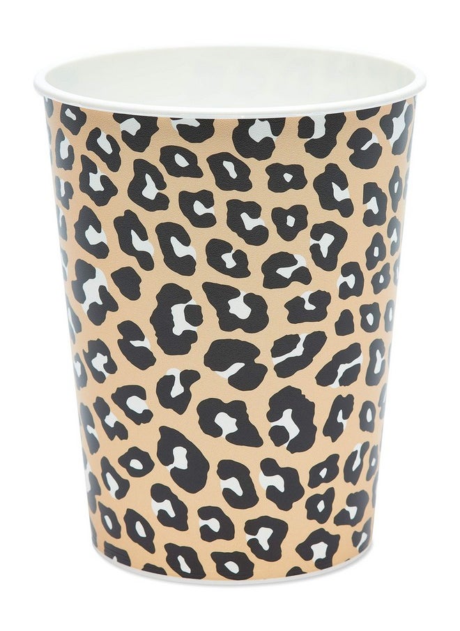 American Greetings Leopard Print Party Cups 16 Oz. Reusable Plastic Cups (8 Count)  - Image 1