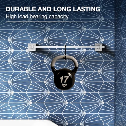 Kohler Towel Bar 450 mm | SS304 Stainless Steel Bathroom Towel Rod | Corrosion Resistant, Anti-Fingerprint, Anti-Peel | 17kg Load Capacity, 2 Years Warranty (Brushed Stainless Steel Finish) - Image 4