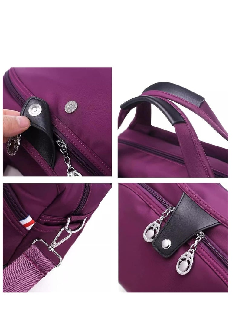 Generic - Ladies handbags Large-capacity Waterproof Anti-theft Women's Fashion Handbag, Oxford Cloth Travel Daypack, Multi Zipper Pockets Crossbody Shoulder Bag - Image 1