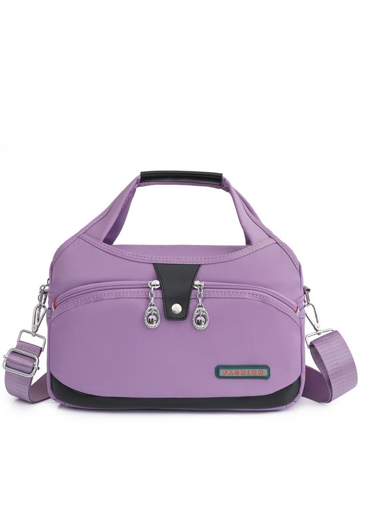 Generic - Ladies handbags Large-capacity Waterproof Anti-theft Women's Fashion Handbag, Oxford Cloth Travel Daypack, Multi Zipper Pockets Crossbody Shoulder Bag - Image 1
