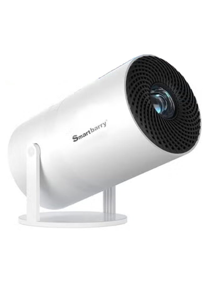 Smartbarry Mini Smart Projector with Android OS – 1080p Resolution, 4K Input Support, WiFi, Bluetooth, 210° Rotatable Stand – Portable for Home or Office - Image 2