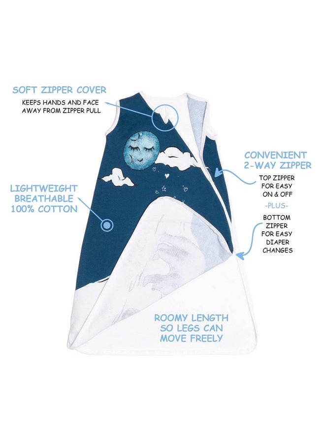 JumpOff Jo - JumpOff Jo - Premium Designer Baby Sleep Sack - 100% Cotton Wearable Blanket, Easy Diaper Change, Sleeveless Swaddle Sack - Mama Bear, X-Large 24-36 Months Old - Image 1