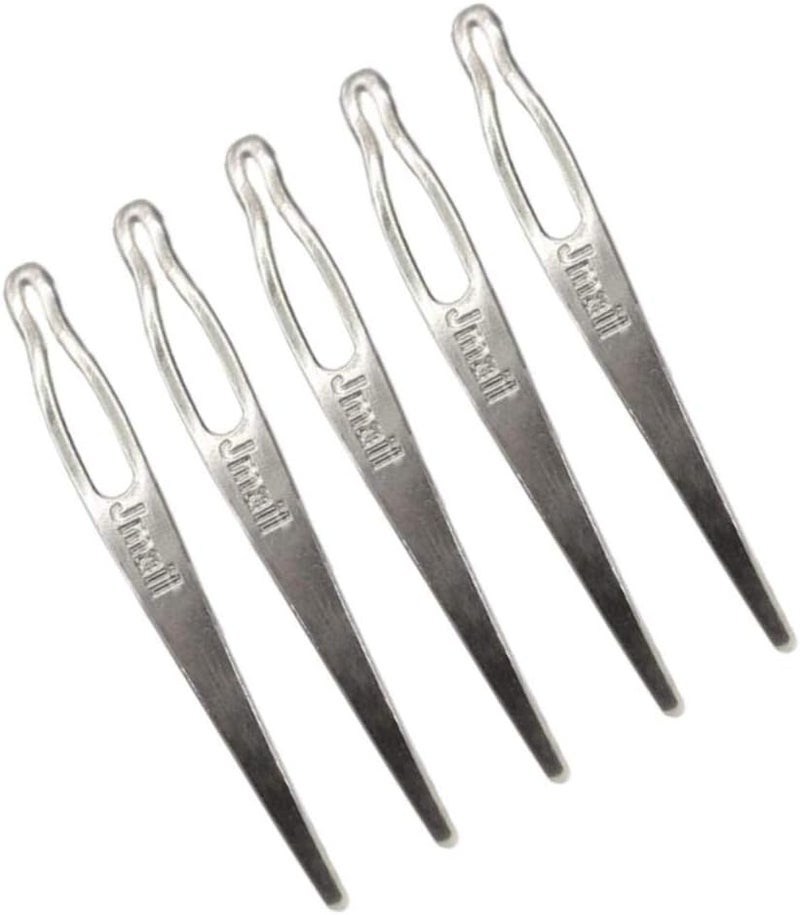 كلاراكو مجموعة أدوات تشبيك الضفائر (5 قطع) لبدء وصيانة الضفائر - فضي، 6.5 × 4.2 سم - Image 2