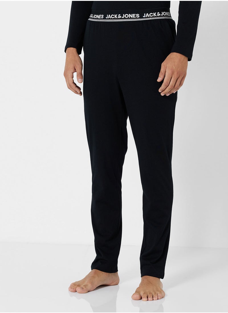 JACK & JONES - Basic Loungewear T-Shirt and Pant Set - Image 1