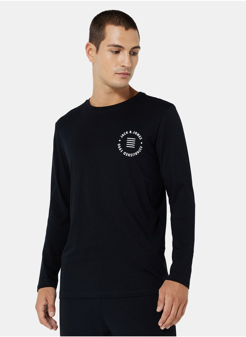 JACK & JONES - Basic Loungewear T-Shirt and Pant Set - Image 1