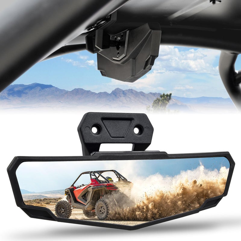 KATIMOTO Convex Center Rearview Mirror for Polaris RZR PRO XPPRO R 2025 HighDefinition Race UTV Rear View Mirror Kit for Polaris RZR PRO RR 4 TURBO RR 4 TrailTrail S 20202025OEM  2883763