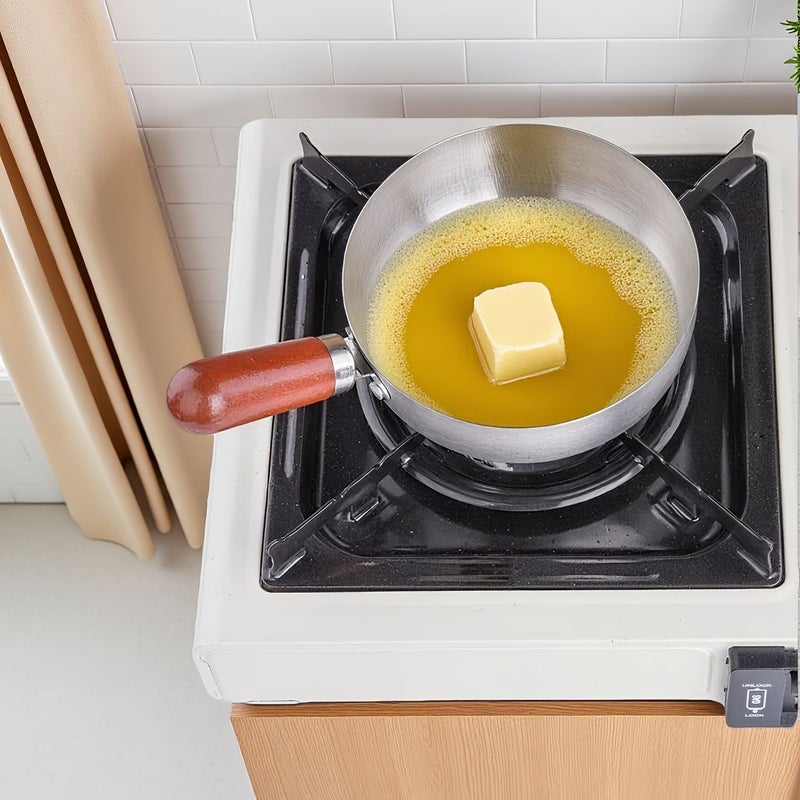 500 مل زيت ستانلس ستيل مع مقبض مقاوم للحرارة لأدوات الخبز في المطبخ - Image 4