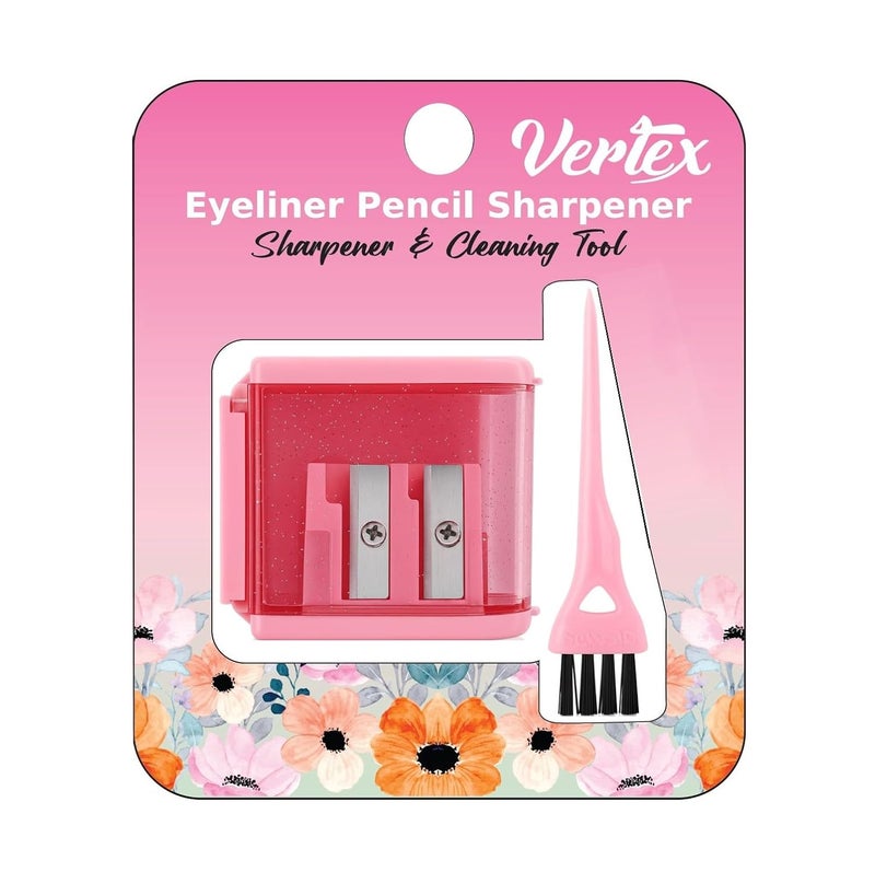 VERTEX Eyeliner Pencil Sharpener for Eyes and Lip Liner Makeup Large Brow Pencils Small Angled Wing Tip Real Beginners Techniques Eye Shadow Lines Gel Eyebrow Pomade Black Liquid Waterproof Stencil - Image 5