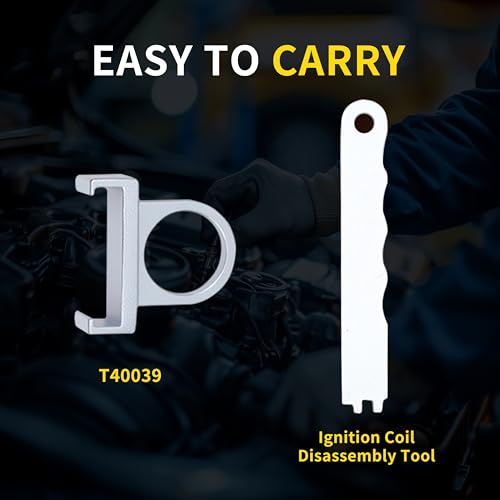 Kuntech Spark Plug Ignition Coil Removal Puller Kit Compatible with Audi VW 1.2 1.4 1.6 1.8 2.0 2.3 3.0 3.2 Engine, OEM Replace T10530 T10094A T10166 T40039 T10095A - Image 5