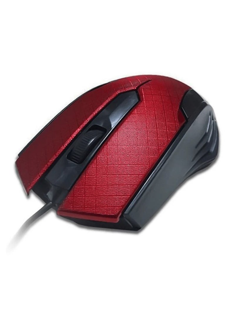Gaming mouse, high sensitivity, high resolution up to 3200 dpi, ergonomic design, ready to improve your performance in games and daily tasks, compatible with all operating systems, multi-color LED lighting, programmable buttons, ensures fast and accurate response , model M-62/RED