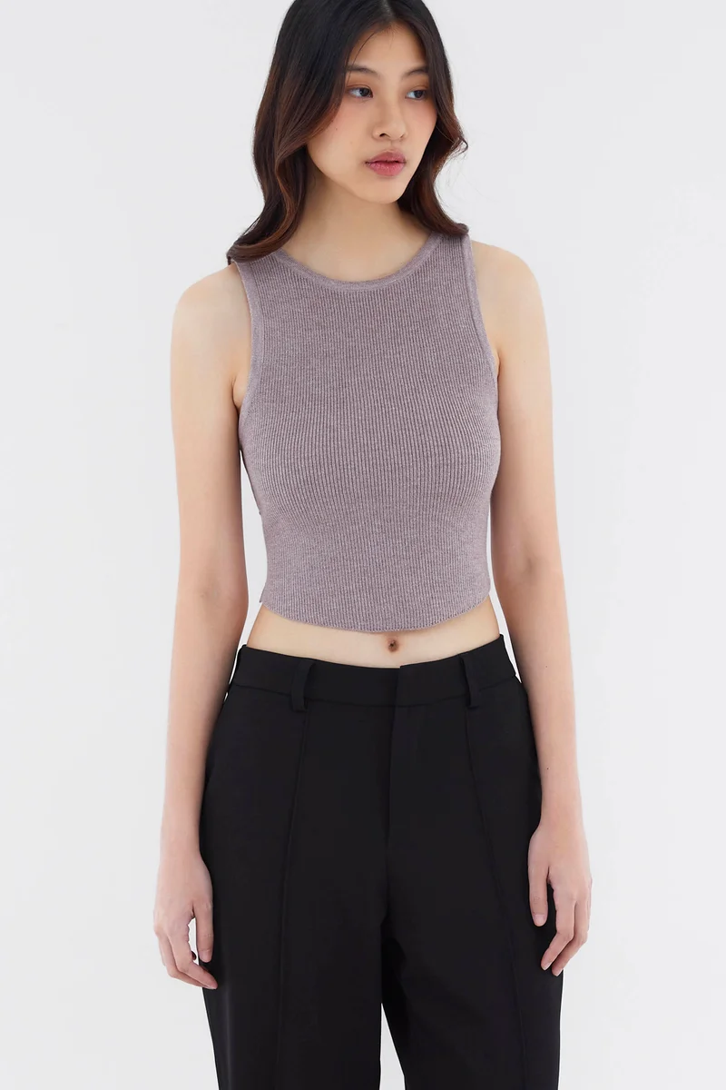 The Editor's Market Kezia Side-Slit Tank