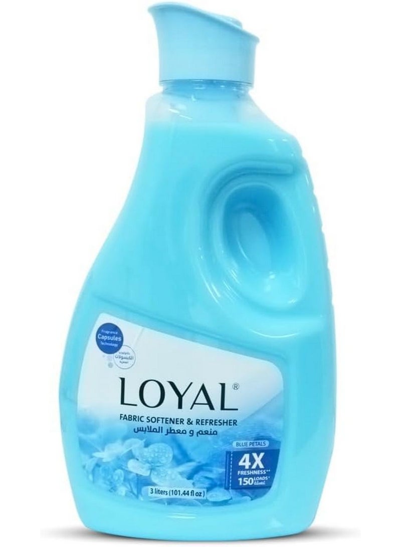 لويال معطر ومنعم الأقمشة برائحة البتلات الزرقاء 3 لتر - Image 1
