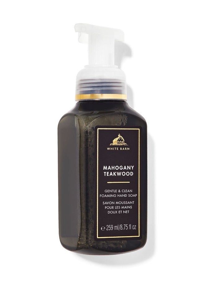 Bath & Body Works Mahogany Teakwood Gentle & Clean Foaming Hand Soap 