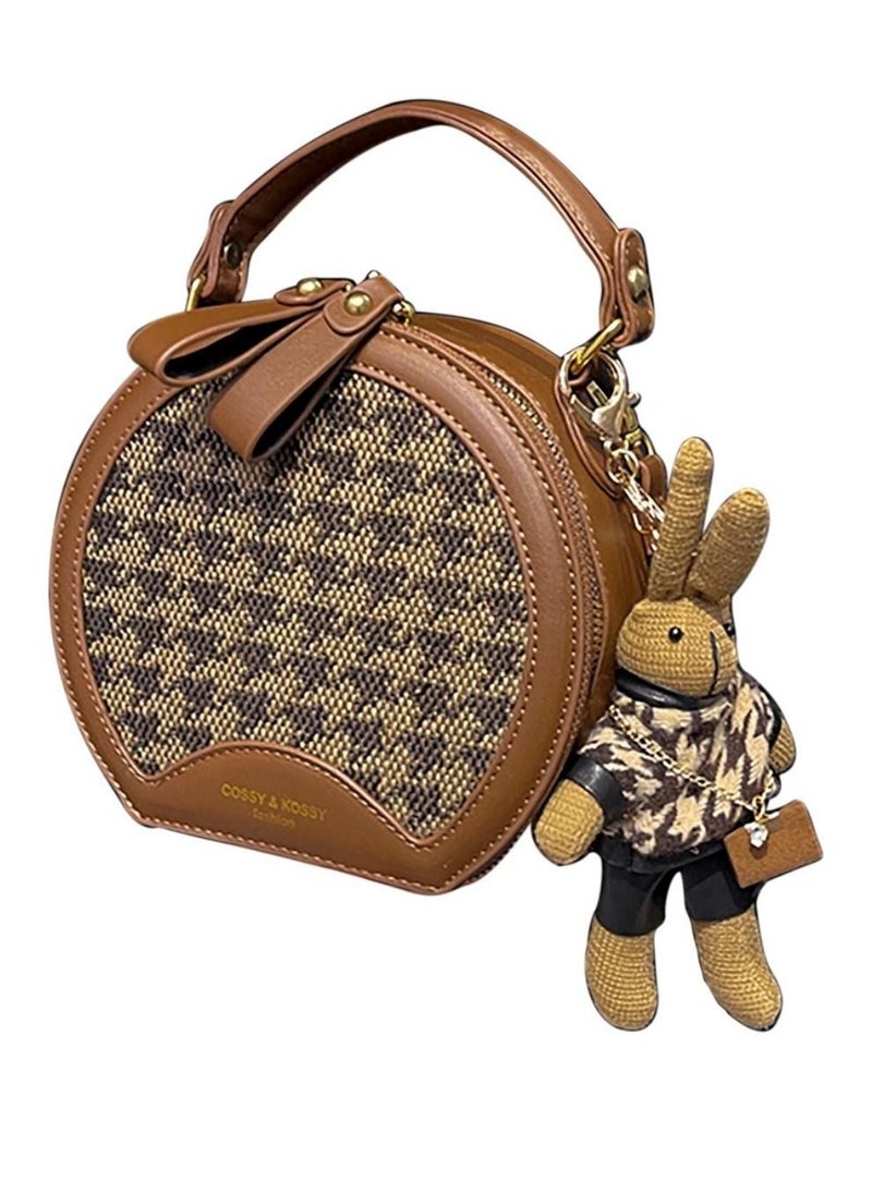Rup Art Women’s Fashion Round Hand Bags Girls Fashion Small Handbags Ladies Design Purses  - Image 1