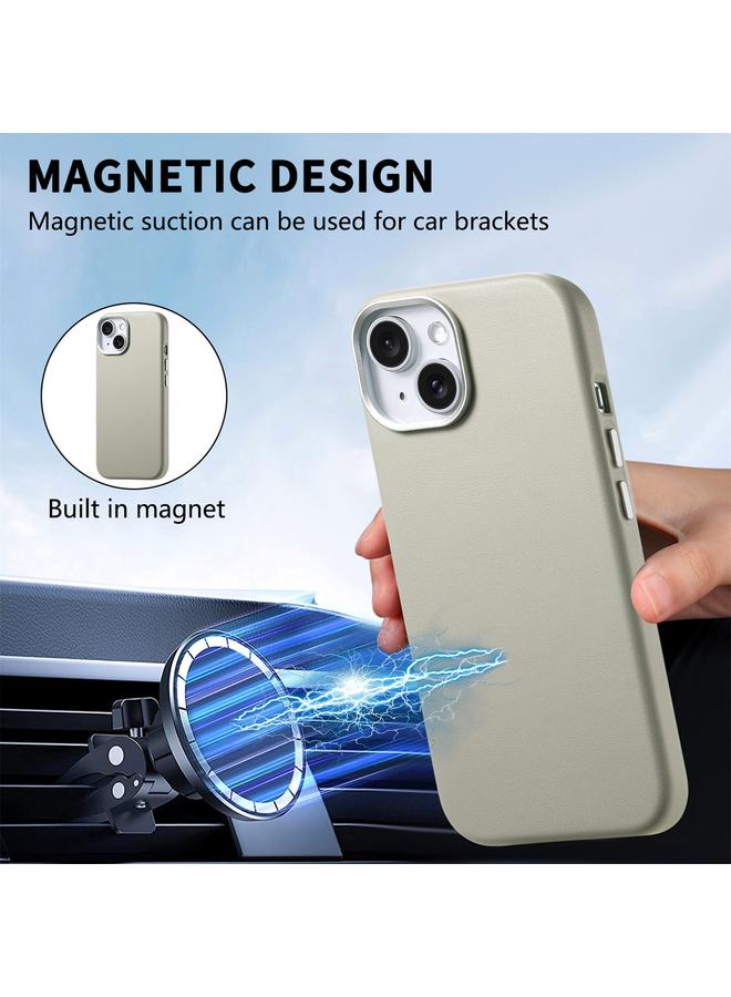 Zaboon Case For iPhone 13 Electroplated Metal Button MagSafe Phone Case - Image 5