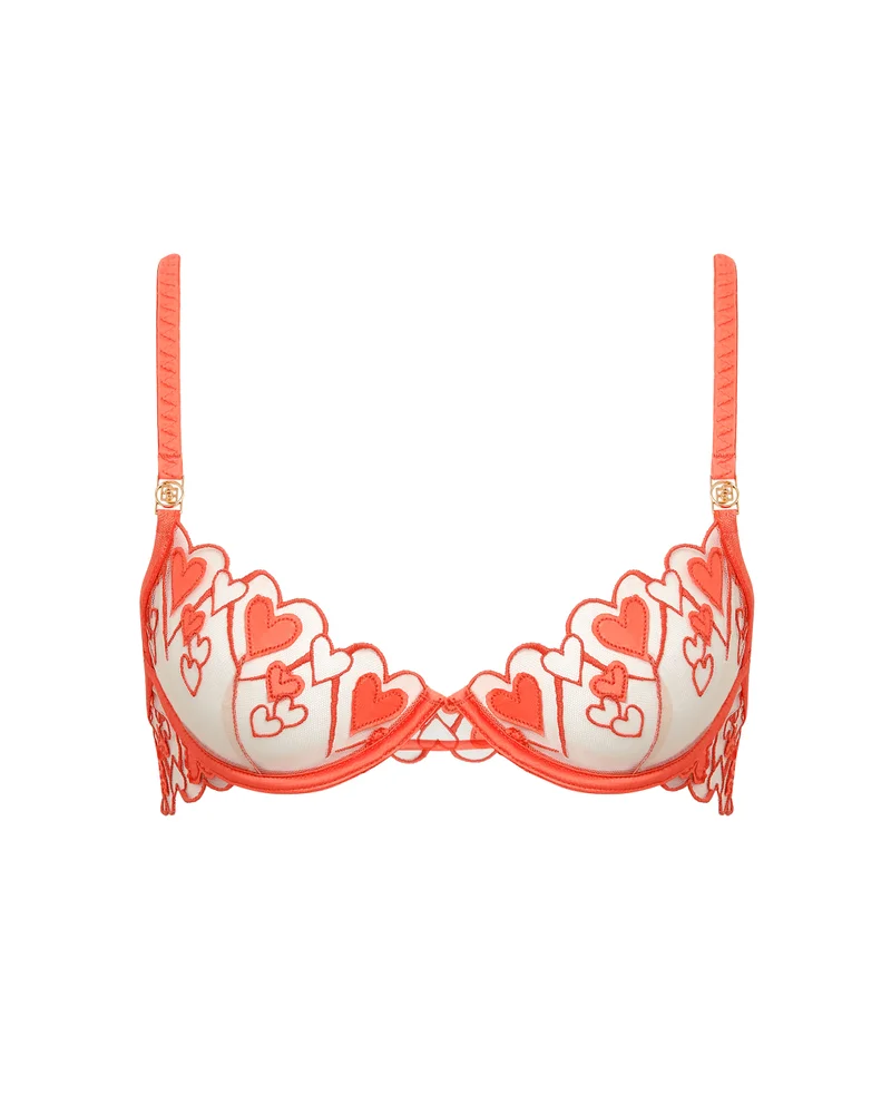BLUEBELLA Strappy Mesh Detail Wired Bra