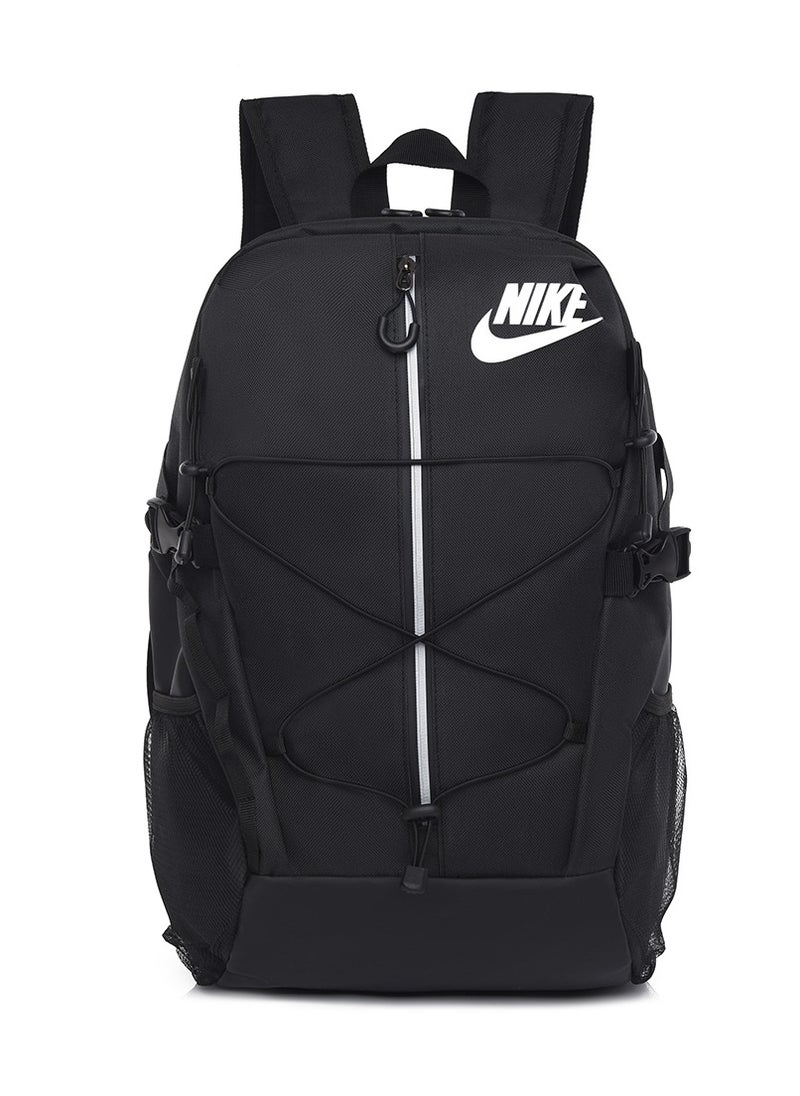 Jordans 【School season】Classic logo backpack Large capacity schoolbag Drawstring schoolbag Functional sports style schoolbag Back to school schoolbag Boys sports schoolbag  - Image 1