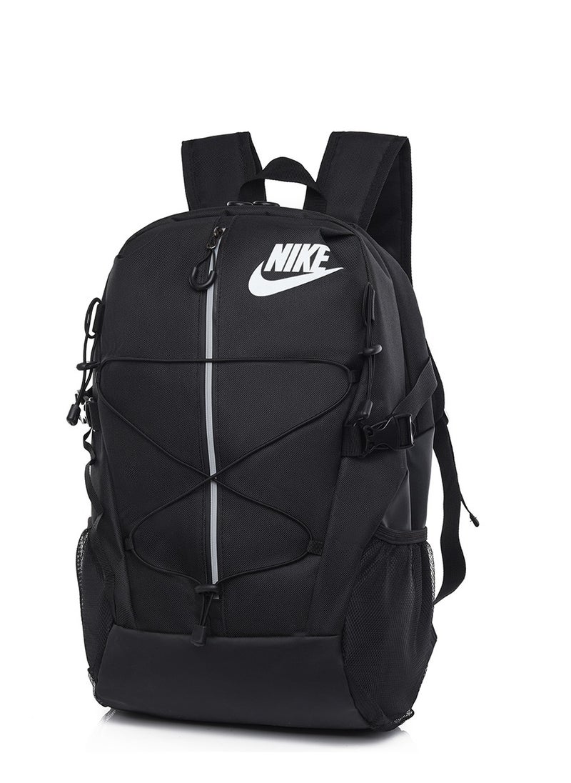 Jordans 【School season】Classic logo backpack Large capacity schoolbag Drawstring schoolbag Functional sports style schoolbag Back to school schoolbag Boys sports schoolbag  - Image 2