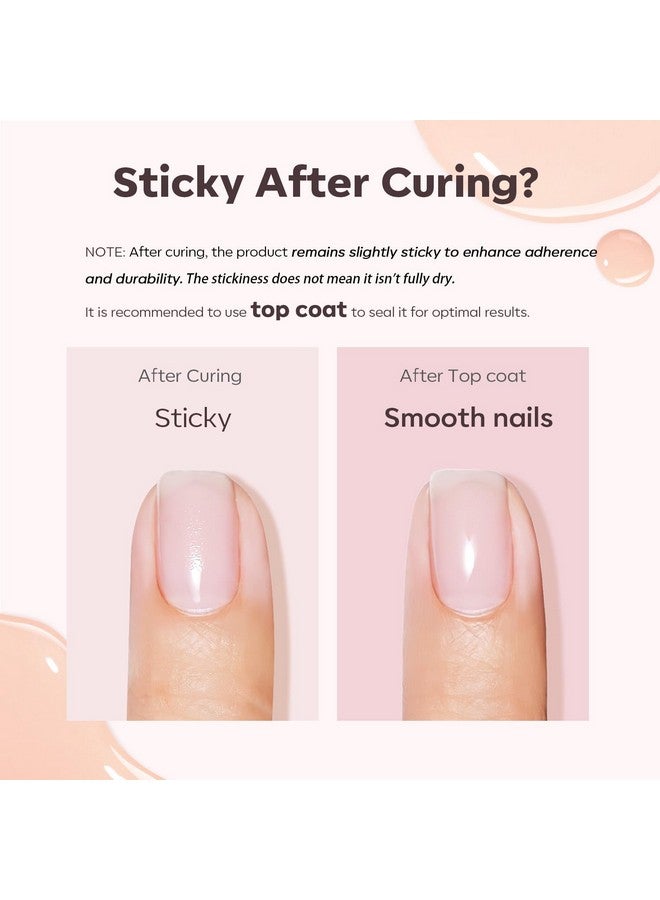 موديل ونز جل بناء الأظافر من موديلونز، 8 في 1، غطاء بناء عاري، معالج بمصباح LED، سميك، مقوي للأظافر، قاعدة مطاطية ملونة، غراء جل طلاء أظافر في زجاجة، مناسب للفتيات في الصالونات المنزلية - Image 3