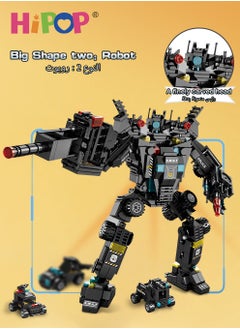 HIPOP Police Series Building Blocks,51 Variants And Transformable Robots,Widely Compatible,Kid Puzzle Toy  - Image 4
