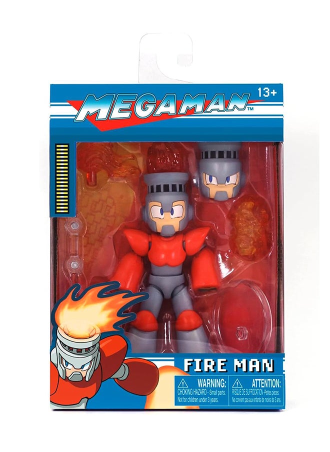 JADA JADA - MEGA MAN FIRE MAN 4.5" FIGURE  - Image 1