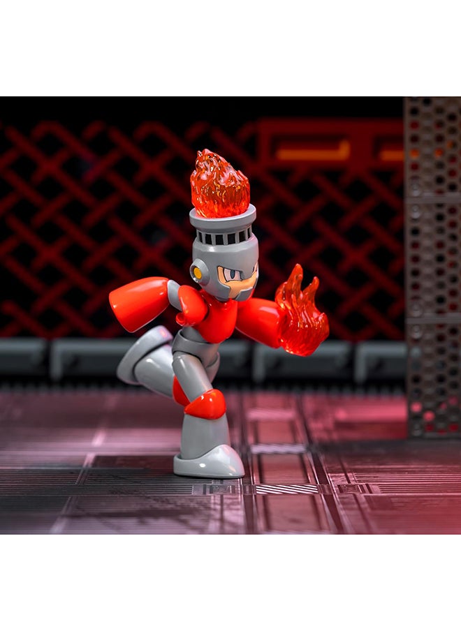 JADA JADA - MEGA MAN FIRE MAN 4.5" FIGURE  - Image 4