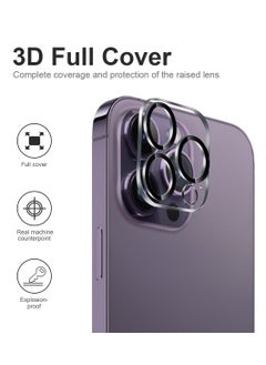 PRIMEEIGHT [3PCS] iPhone 16 Pro and 16 Pro Max camera Lens Protector Ultra Thin 9H Hardness Tempered Glass Easy to Install HD Clear Camera Lens Protector  - Image 2
