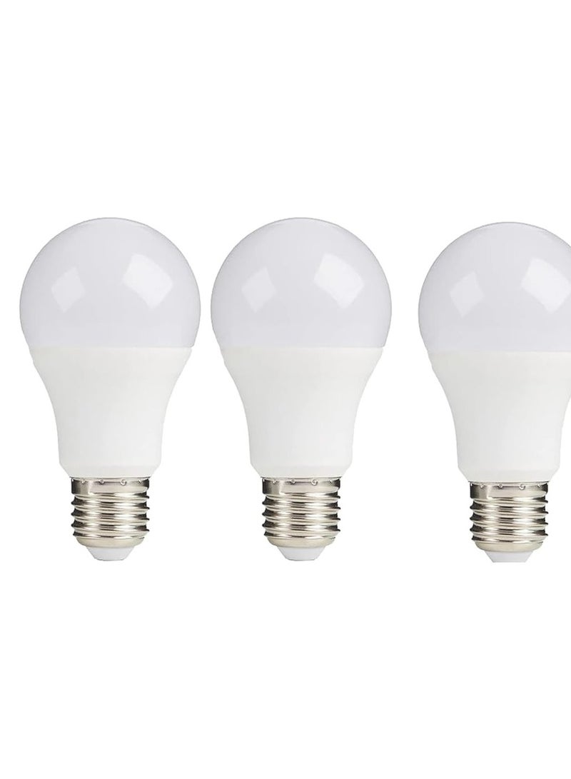 9 watt LED bulb - E27 screw cap - provides all lighting uses inside the house - (white lighting) (3), 9.0 watts  - Image 1
