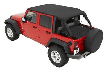 Bestop 5258135 Black Diamond Safari-Style Top for 2007-2009 Wrangler Unlimited - Image 2
