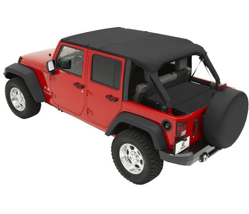 Bestop 5258135 Black Diamond Safari-Style Top for 2007-2009 Wrangler Unlimited - Image 4