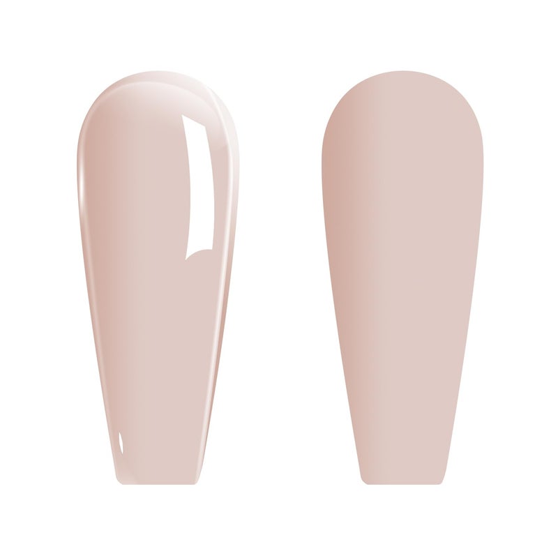 Vishine Jelly Nude Gel Nail Polish, 16ml Sheer Neutral Nude Translucent Soak Off Gel Polish UV LED Nail Lamp for Nail Art DIY 0.54Oz Color E019 - Image 4