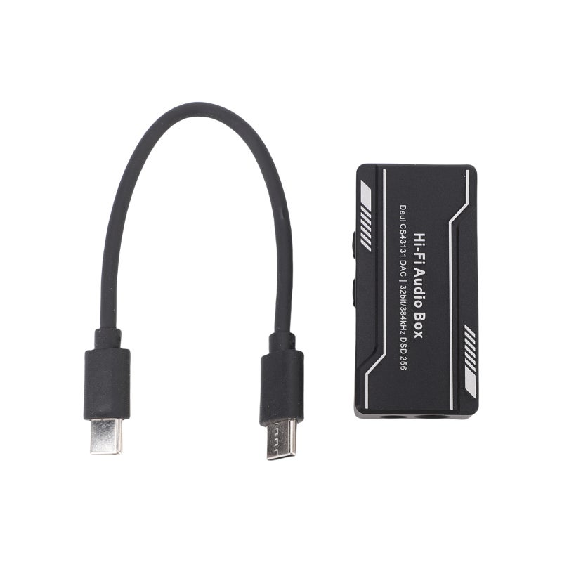 Portable DAC Amp: 4.4mm & 3.5mm Interfaces High Gain Mode - Near-Zero Background Noise Lossless Audio Decoder for Smartphone, Computer, Tablet Music Enthusiasts - Image 1