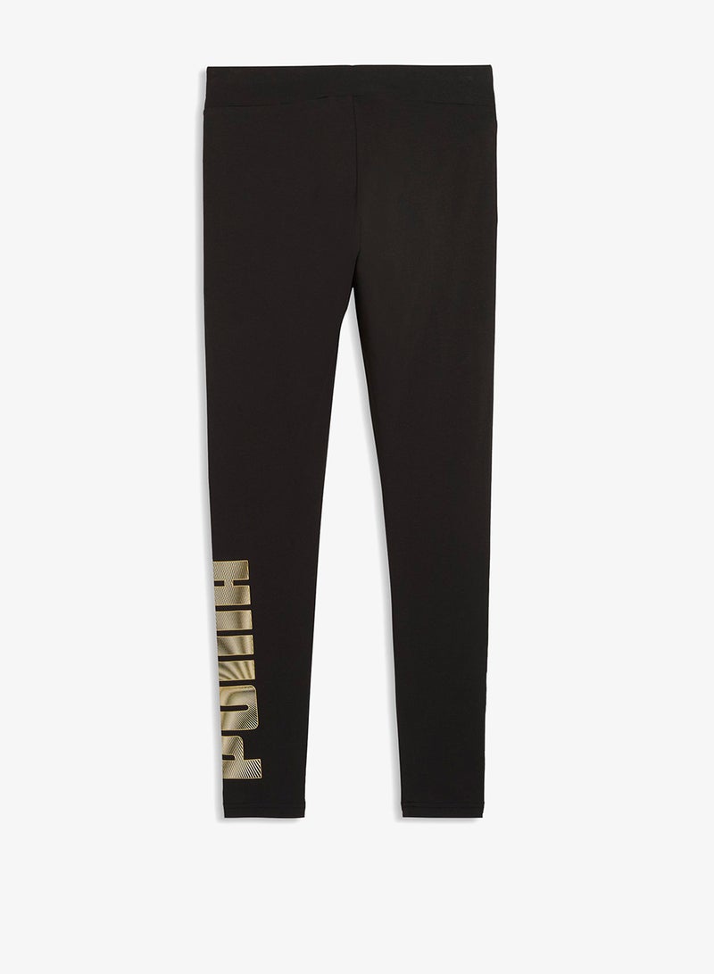 PUMA Essential Metallic Logo Leggings - Image 2