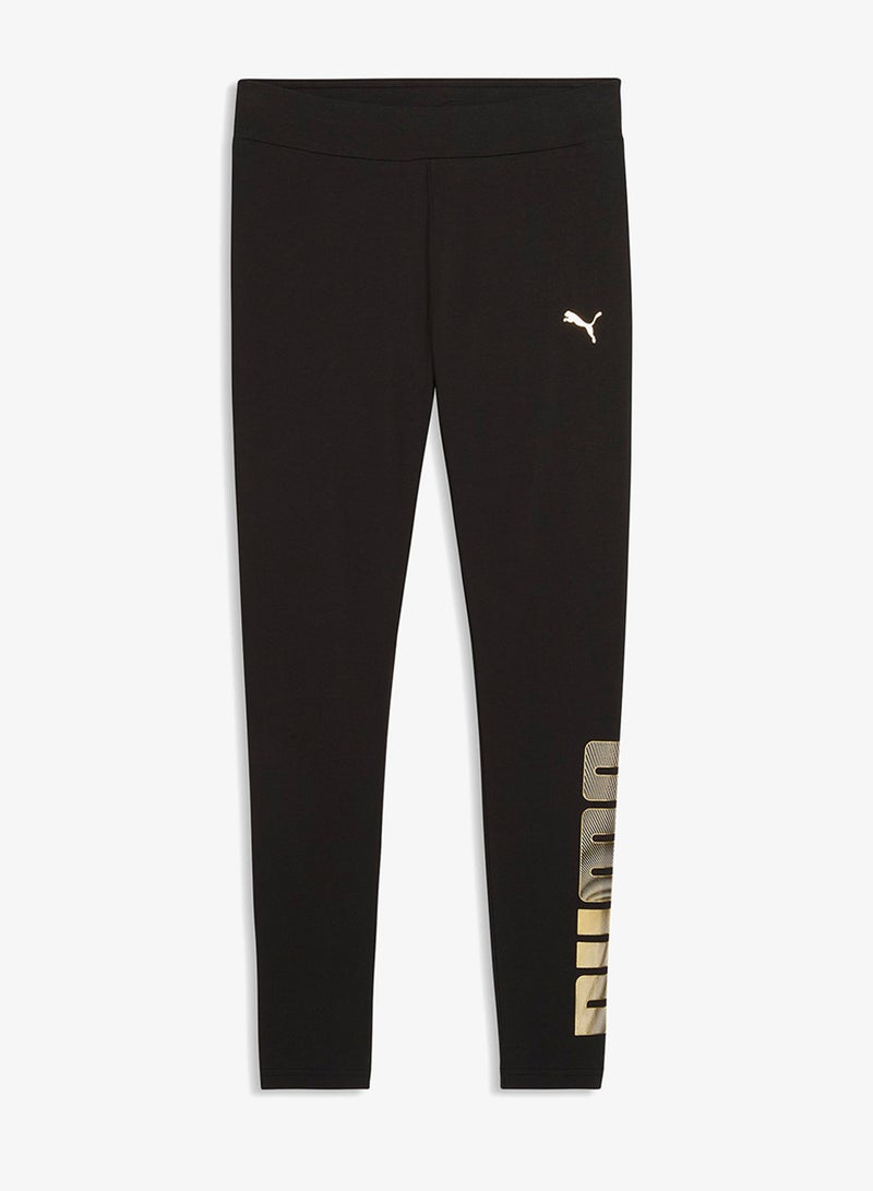 PUMA Essential Metallic Logo Leggings - Image 1