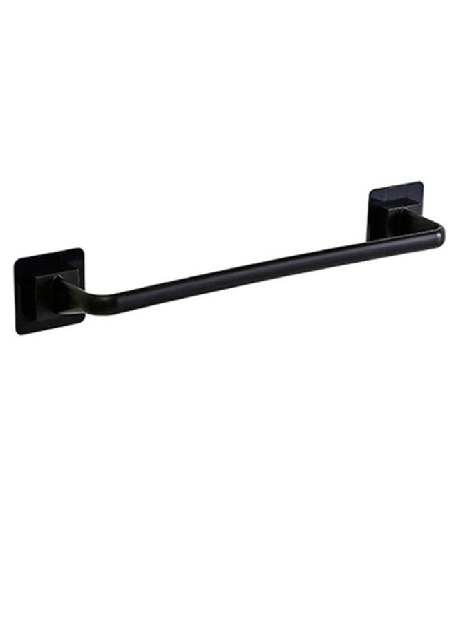 Wall Mount Towel Bar Black 40.5 x 7cm