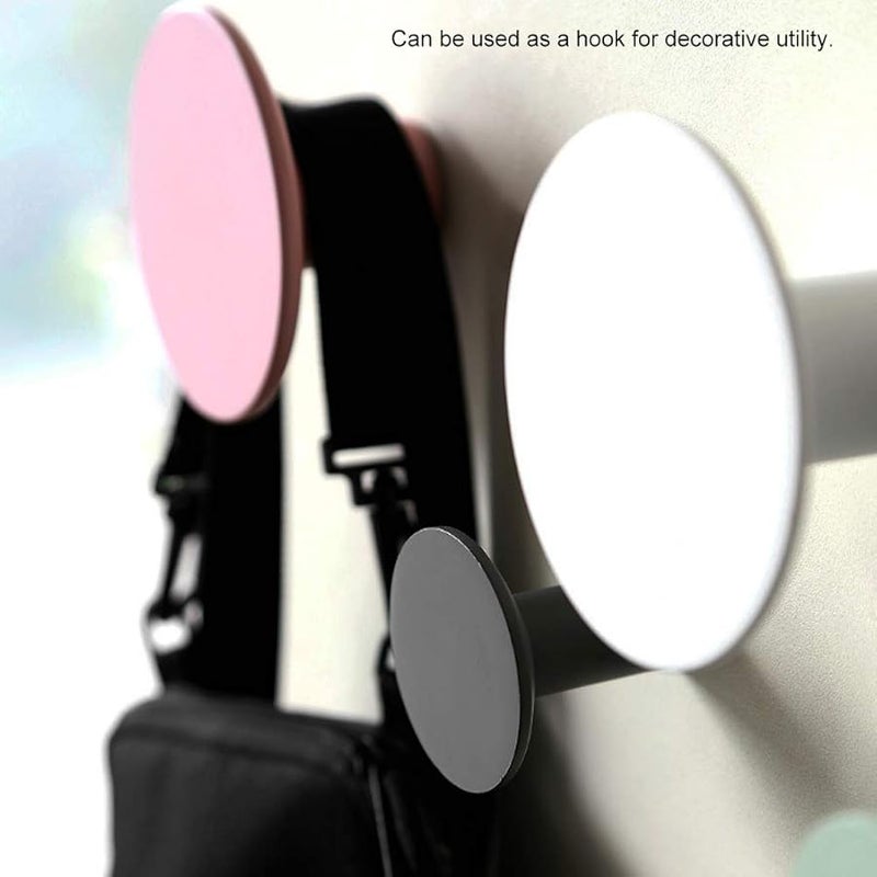 Tyenaza Wall Mounted Clothes Hook Black Modern Towel Hat Holder for Bedroom Bathroom Entryway - Image 5