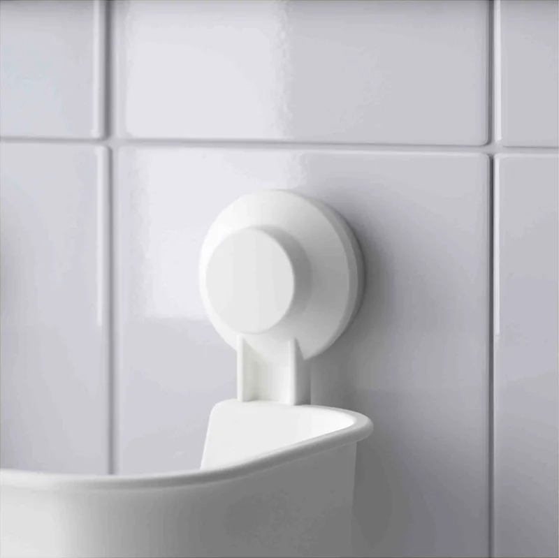 Ikea Tısken Shower Basket, White