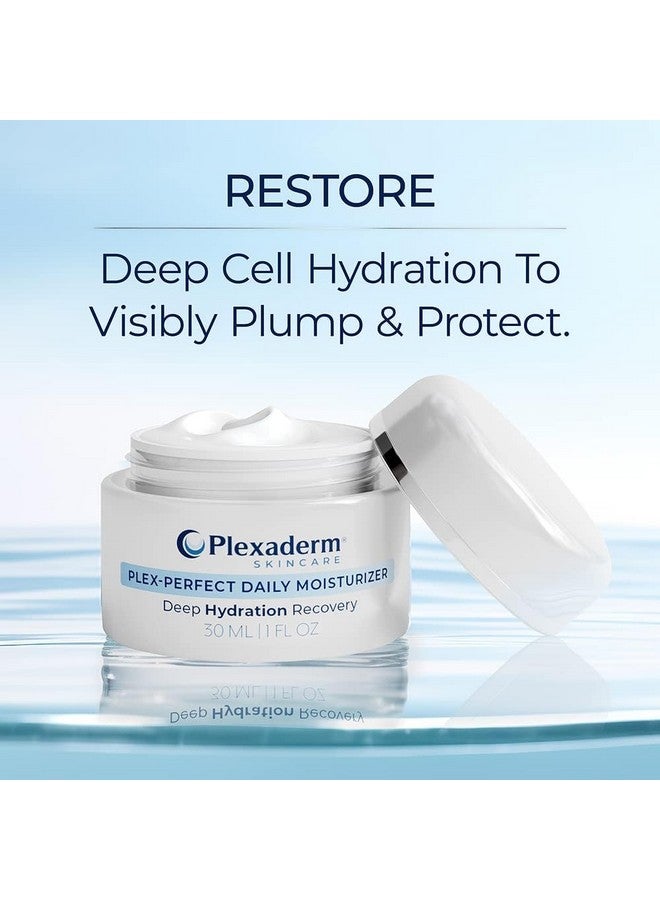 Plexaderm Plexaderm Daily Face Moisturizer - Hyaluronic Acid for Deep Hydration - For All Skin Types, Fragrance-Free, 1 fl oz - Image 3