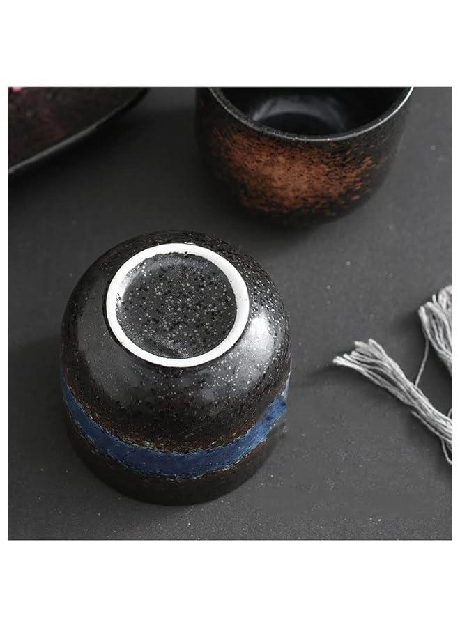 HOOKOR Japanese Handmade Ceramic Tea Cups, Kung Fu Tea Sets, and Creative Coffee Sushi Cooking Cups  - Image 2